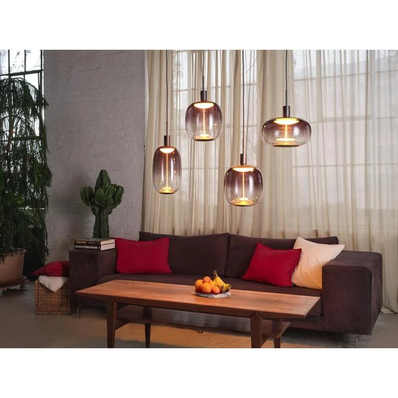 B-Ware OSRAM Pendelleuchte Hängeleuchte Needle Linear E27 LED Innenraum dunkelgrau
