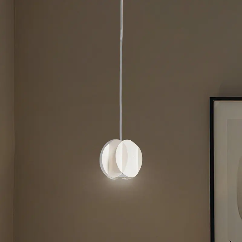 B-Ware Hängeleuchte Pendelleuchte GAMBIT cremeweiß Metall Lampe Ø10cm GU10 LED