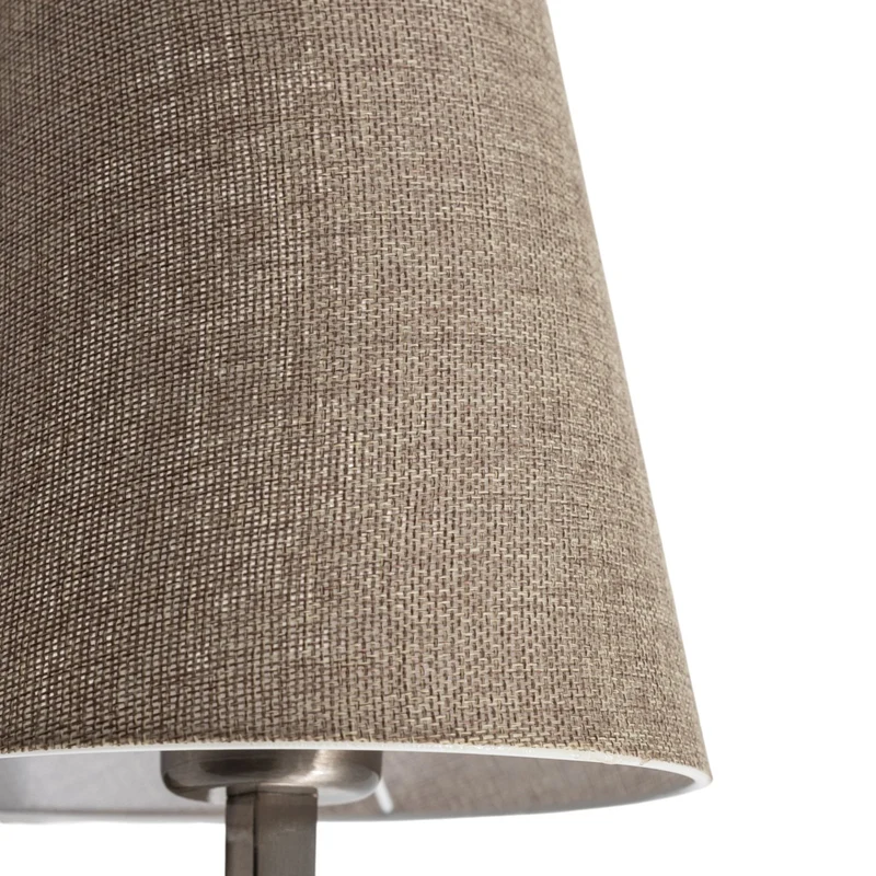 B-Ware Profil Wandleuchte Wandlampe gold creme Metall Textil Höhe 30 cm Wohnzimmer Flur