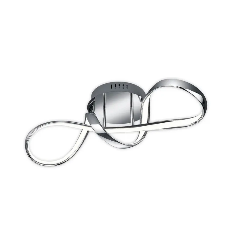 B-Ware Reality Deckenleuchte Lampe LED Perugia Deckenlampe chrom Switch-Dimmer 253