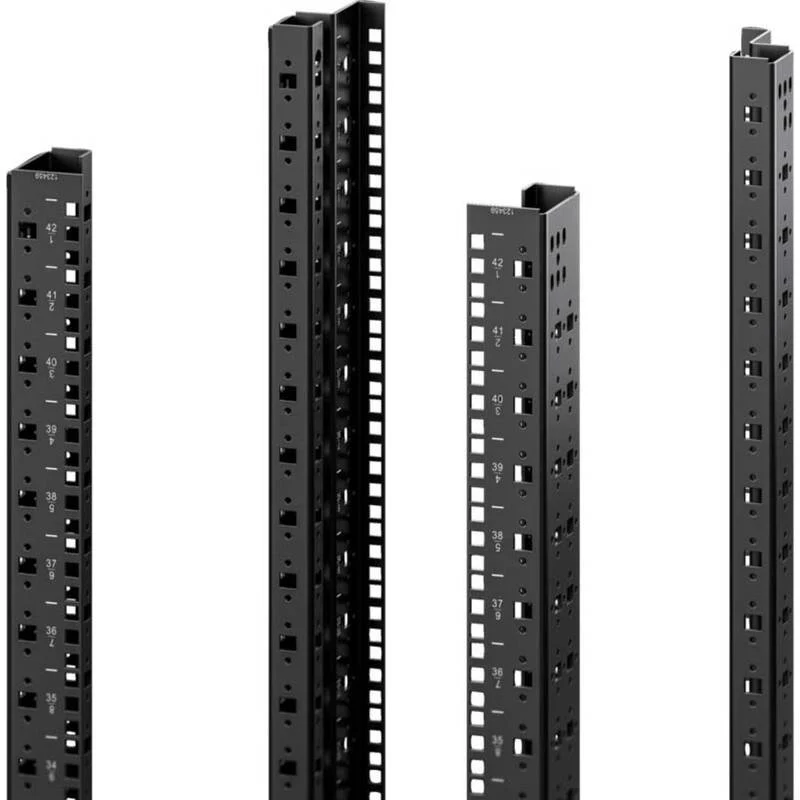 B-Ware Rittal 5302157 19 Zoll Netzwerkschrank Schienen Rack Schwarz Server Gestell