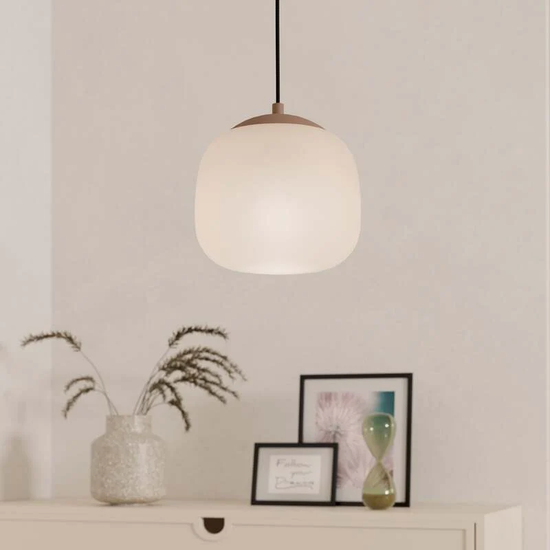 B-Ware EGLO Hängeleuchte Cominio Hängelampe Deckenlampe Leuchte taupe sand einflam980