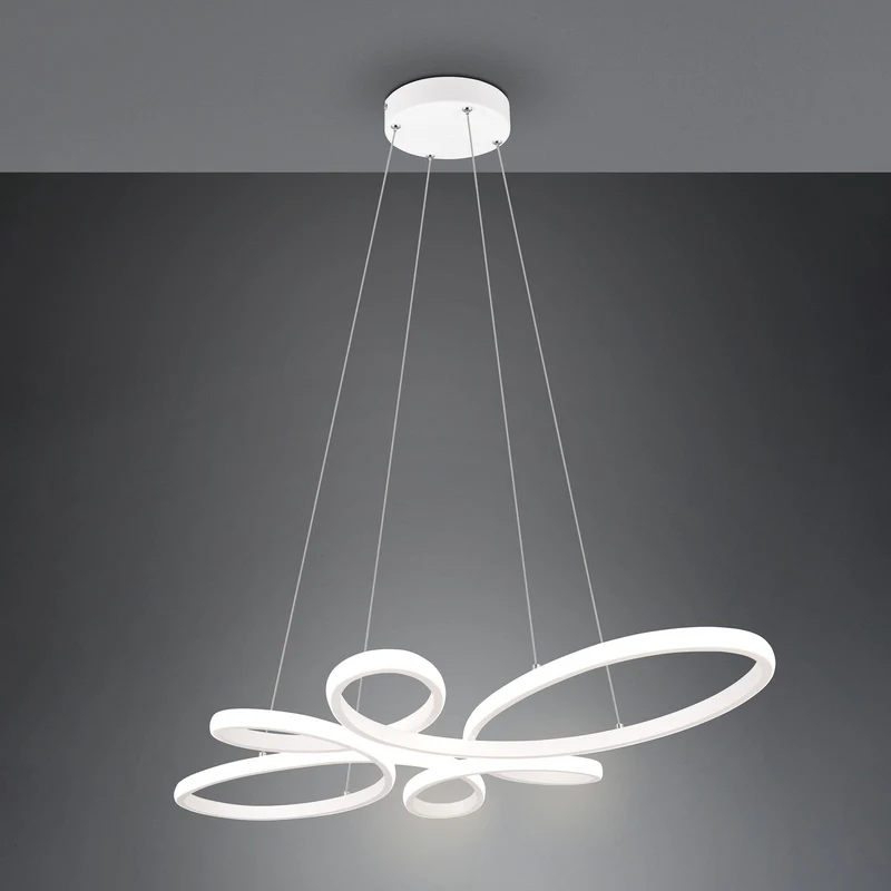 B-Ware TRIO LIGHTING Pendelleuchte Hängelampe Fly weiß matt Leuchte Lampe Beleuchtung