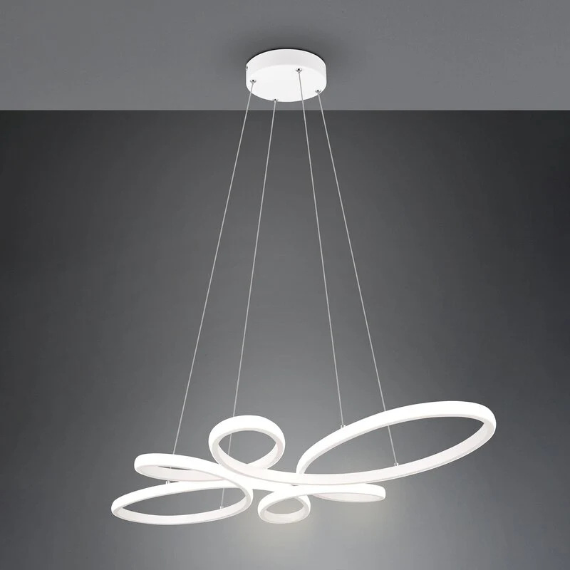B-Ware TRIO LIGHTING Pendelleuchte Hängelampe Fly weiß matt Leuchte Lampe Beleuchtung