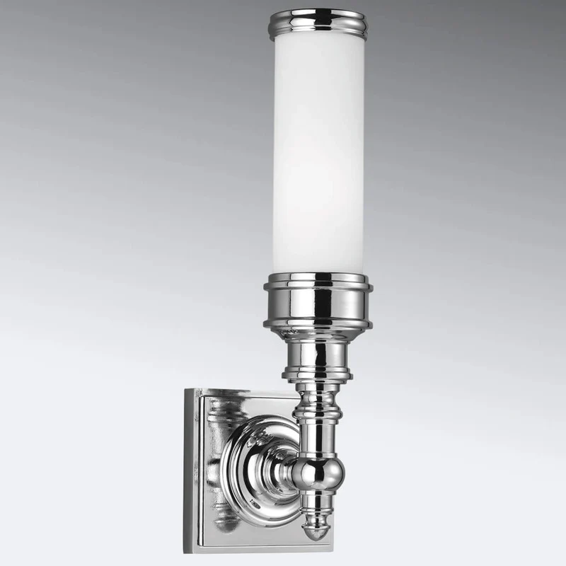 B-Ware FEISS Wandlampe Badleuchte Spiegelbeleuchtung chrom Glas Payne Ornate G9 LED