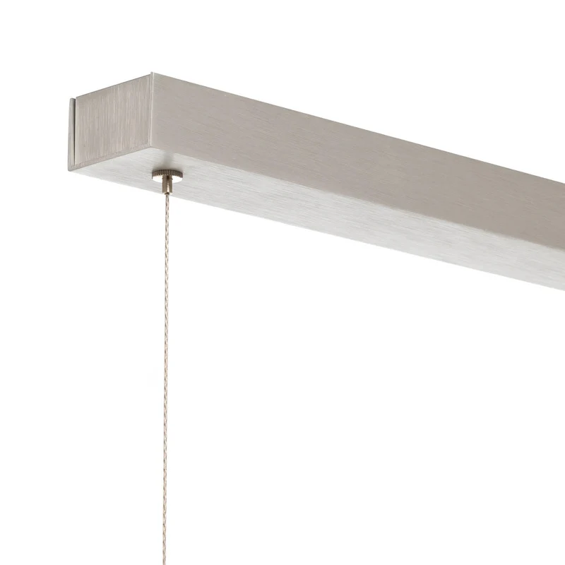 B-Ware Quitani Hängelampe Pendelleuchte LED Lampe schwarz eloxal Aluminium natur