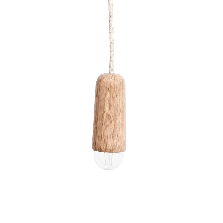 B-Ware Hartô Luce Pendelleuchte Hängeleuchte Deckenlampe Lampe E14 small Eiche natur