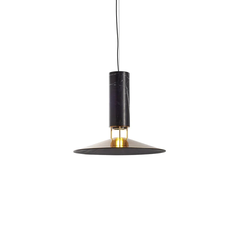 B-Ware Carpyen Hängelampe Rebound Pendelleuchte Deckenleuchte Lampe Marmor schwarz