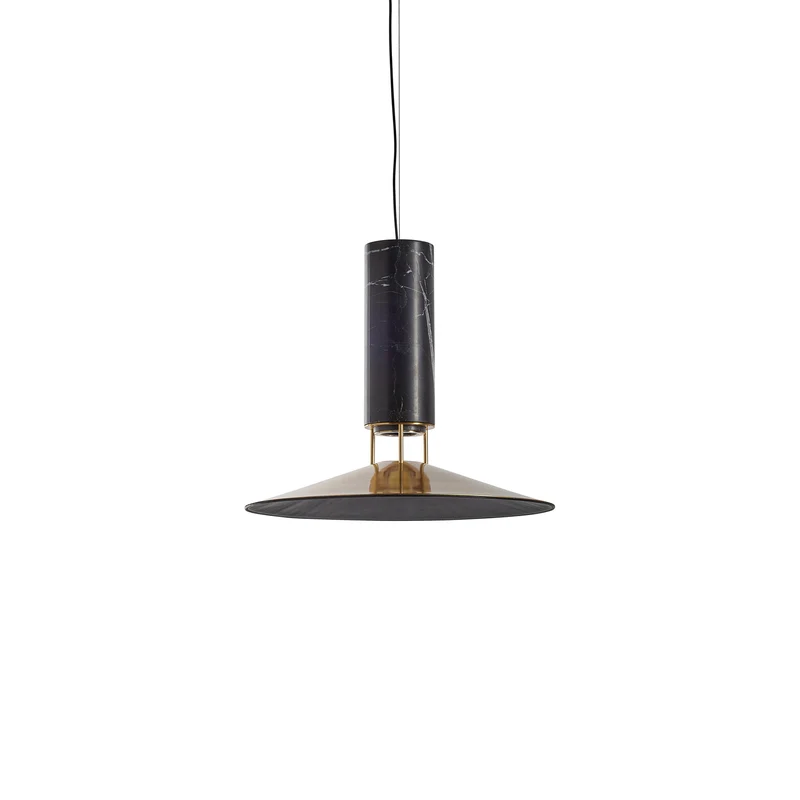 B-Ware Carpyen Hängelampe Rebound Pendelleuchte Deckenleuchte Lampe Marmor schwarz