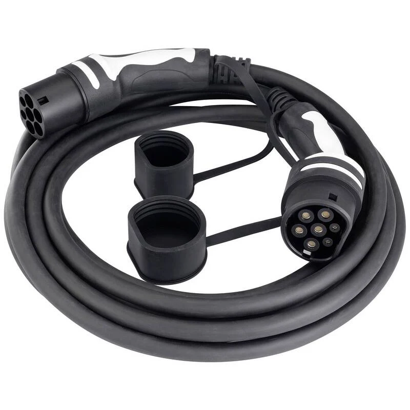 B-Ware Sygonix eMobility Kabel Ladekabel Typ 2 7m Außenbereich Schwarz