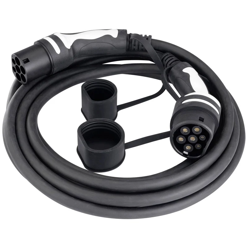 B-Ware Sygonix eMobility Kabel Ladekabel Typ 2 7m Außenbereich Schwarz