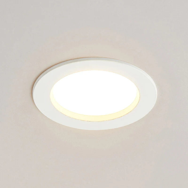 B-Ware Arcchio LED Einbauleuchte Einbaustrahler Milaine weiß dimmbar Kunststoff 10 cm