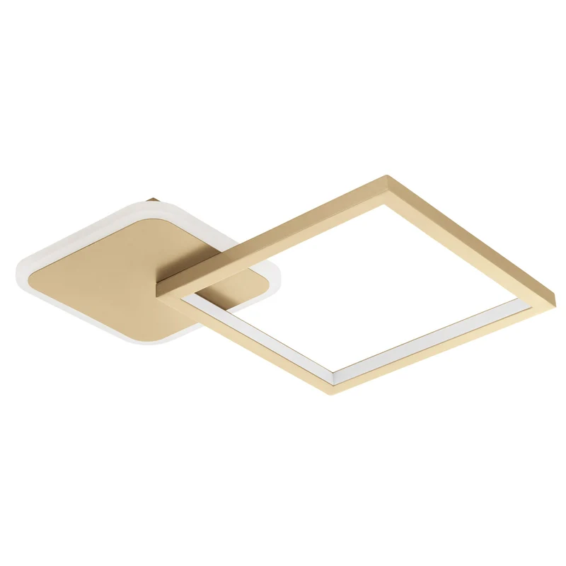 B-Ware Eglo Deckenlampe Deckenleuchte LED Gafares Fernbedienung gold Aluminium 33 cm