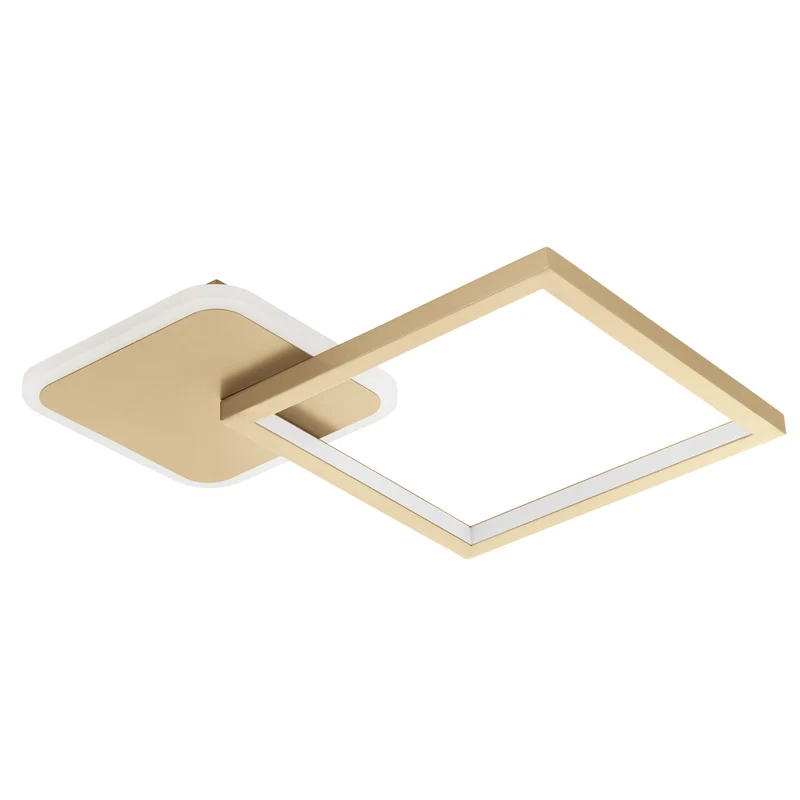 B-Ware Eglo Deckenlampe Deckenleuchte LED Gafares Fernbedienung gold Aluminium 33 cm