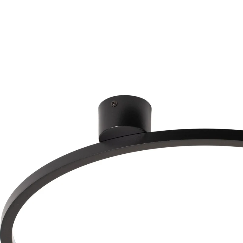 B-Ware Milagro Lighting Deckenleuchte Lampe Saturno LED schwarz Ringform universalweiß