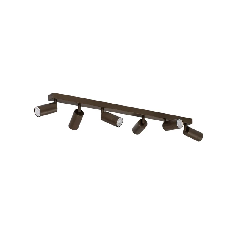 B-Ware Luminex Link Deckenstrahler Strahler titan-goldfarben Länge 90 cm 6-flammig Spot