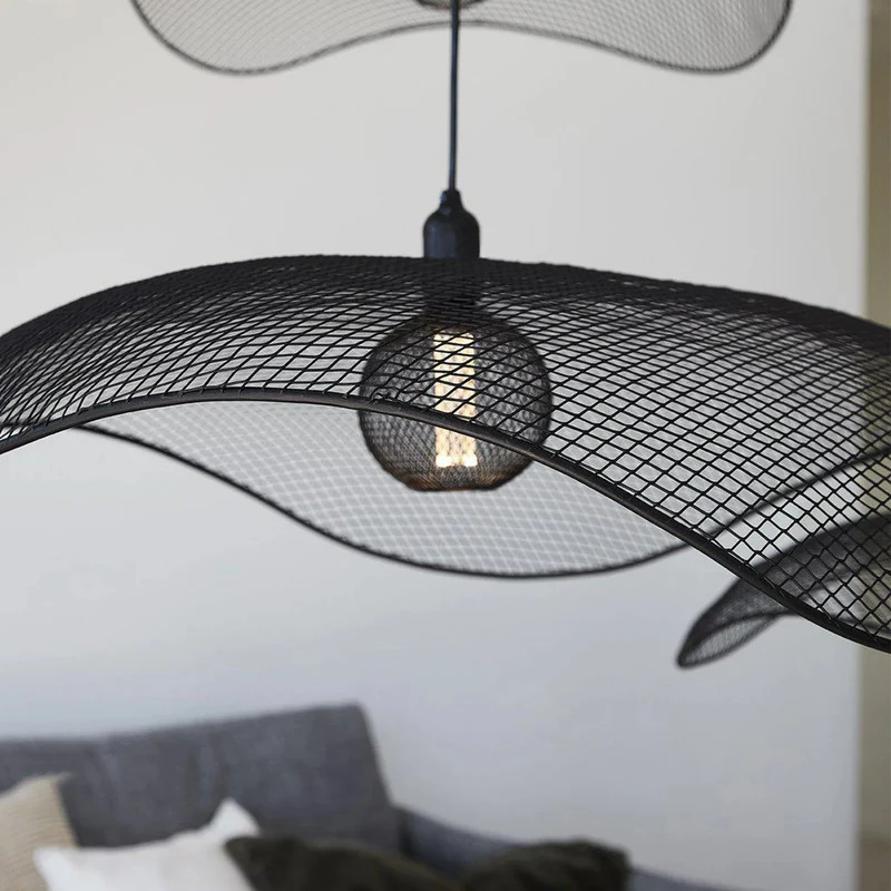 B-Ware PR Home Hängeleuchte Pendelleuchte Vivi Ø 79 cm schwarz Metall 1 x 40 W E27