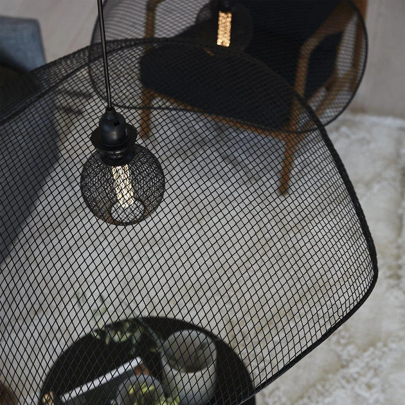 B-Ware PR Home Hängeleuchte Pendelleuchte Vivi Ø 79 cm schwarz Metall 1 x 40 W E27