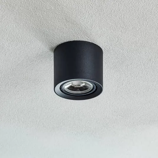 B-Ware Lucide Deckenleuchte Lampen LED warmweiß dim to warm schwarz Aluminium742