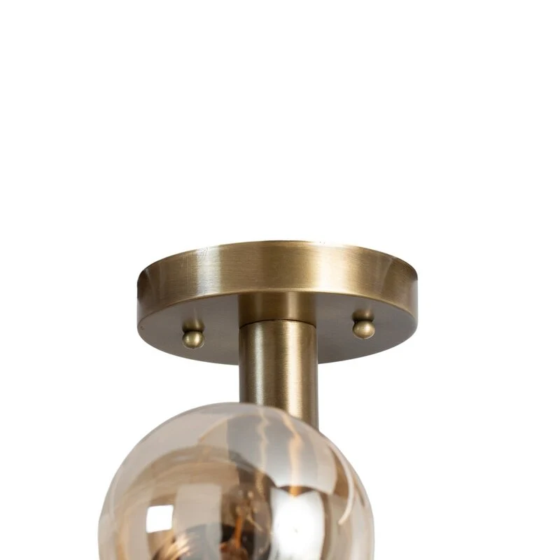 B-Ware Avonni Deckenleuchte Lampe Hängeleuchte AV-4286-12E Antikgold Ø80cm 12-flg