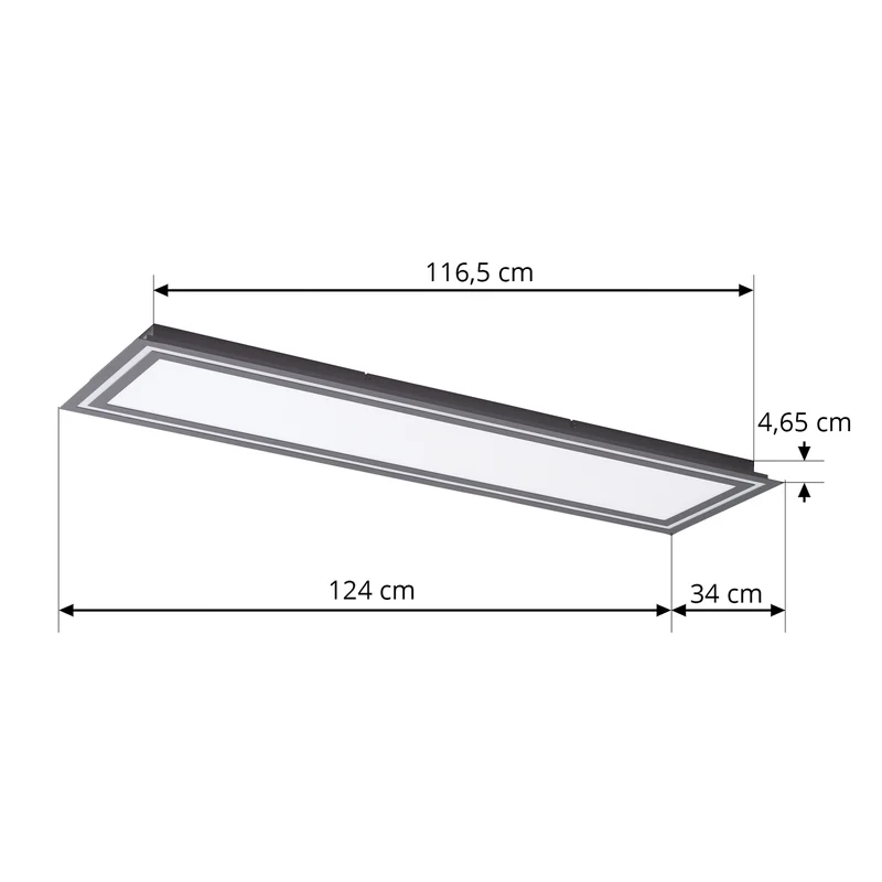 B-Ware Lucande Leicy LED-Deckenleuchte Deckenlampe Leuchte Lampe Deckenlicht Licht