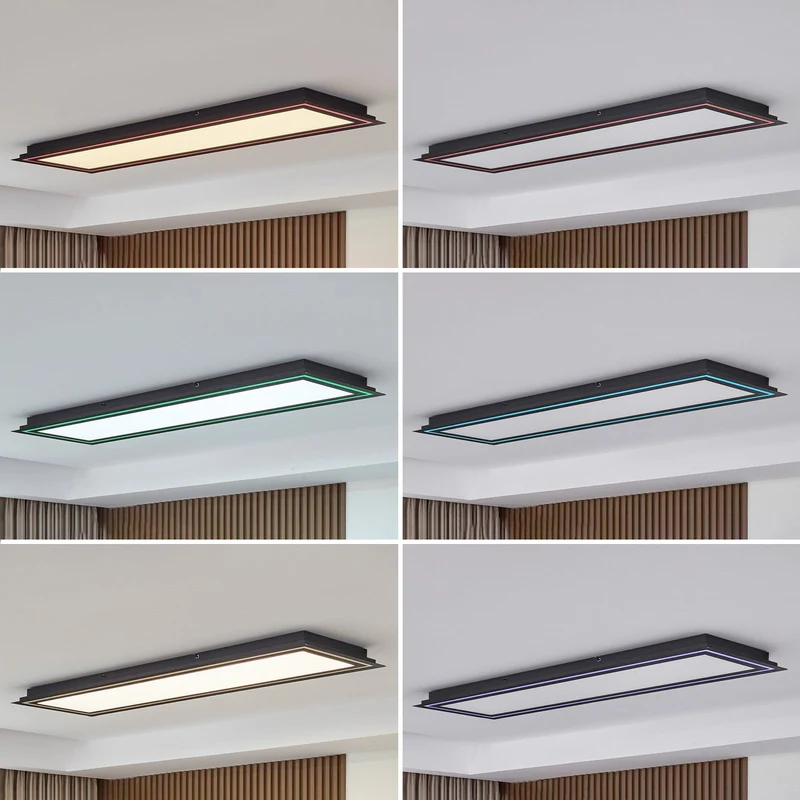 B-Ware Lucande Leicy LED-Deckenleuchte Deckenlampe Leuchte Lampe Deckenlicht Licht