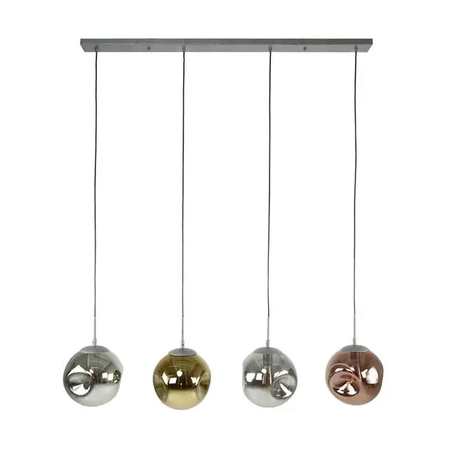 B-Ware Ecolumeo Bologna Pendelleuchte Pendellampe Hängeleuchte E27 LED Glas 130 cm