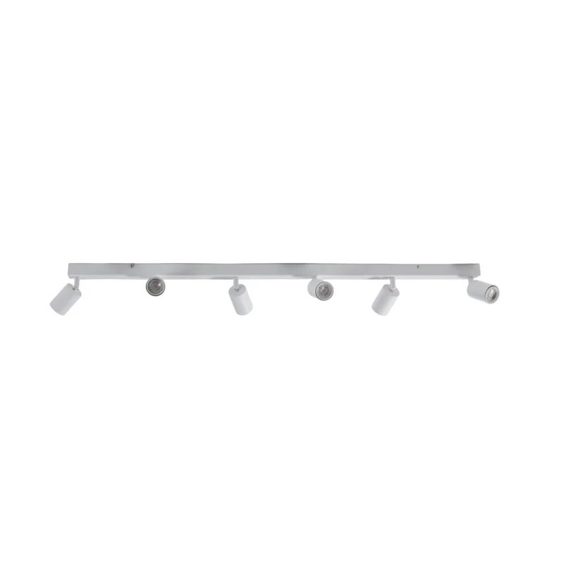 B-Ware TK Lighting Deckenstrahler Top Strahler Lampe weiß 127 cm 6flg Metall GU10