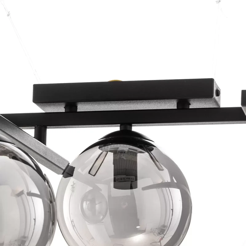B-Ware EMIBIG Deckenlampe Smart schwarz/grafit 3-flammig Deckenleuchte Leuchte Lampe