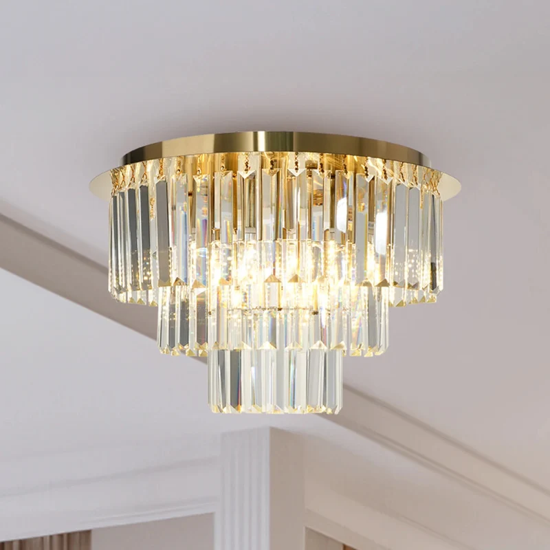 B-Ware Milagro Lighting Deckenleuchte Lampe Milano Glas Metall gold transparent