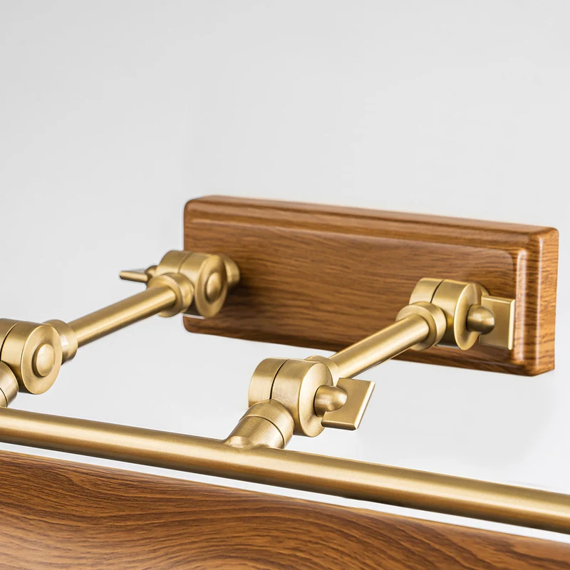 B-Ware elstead Wandleuchte Wandlampe Winchfield eiche messing stahl leuchte beleuchtung