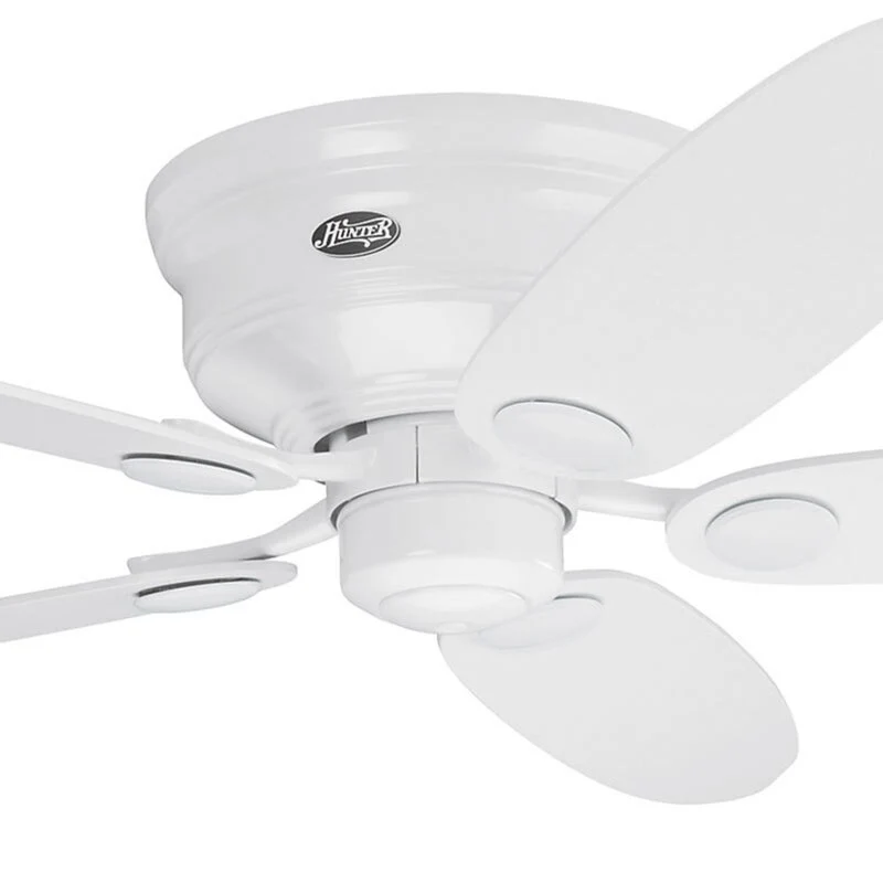 B-Ware Hunter Low Profile III Ventilator Deckenventilator weiß ahorn SIEHE TEXT/FOTO
