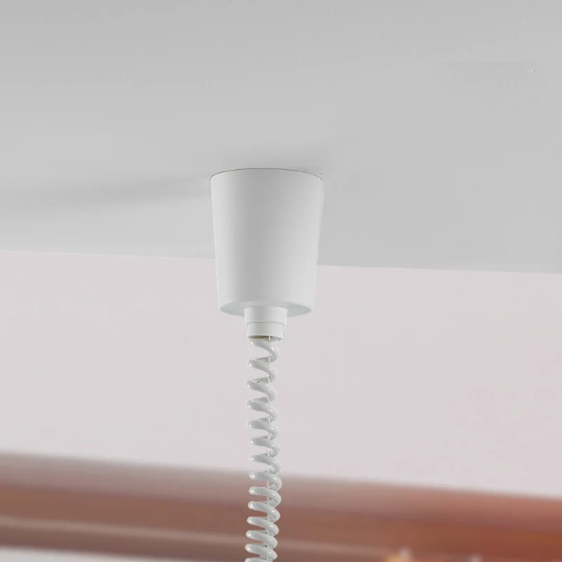 B-Ware Ceramiche Hängeleuchte Pendelleuchte ROSA Zugpendel weiß rosa Ø 40 cm Keramik