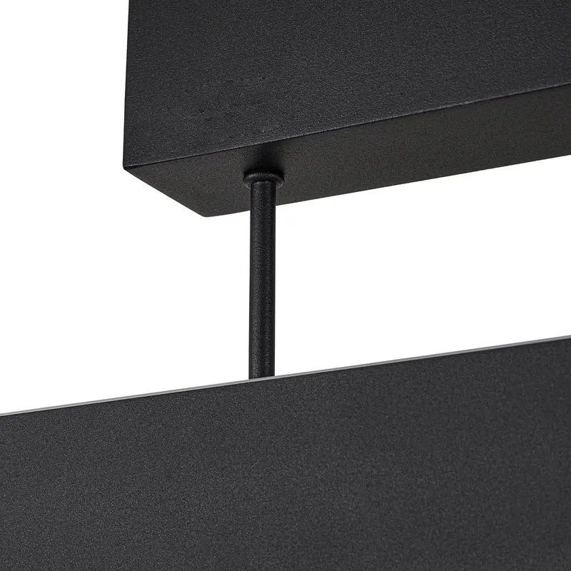 B-Ware Lucande Smart LED Deckenleuchte Lampe Mylosh schwarz CCT Tuya Wohnzimmerleuchte