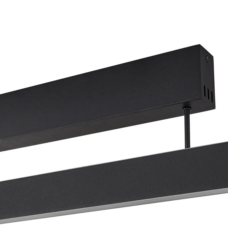 B-Ware Lucande Smart LED Deckenleuchte Lampe Mylosh schwarz CCT Tuya Wohnzimmerleuchte