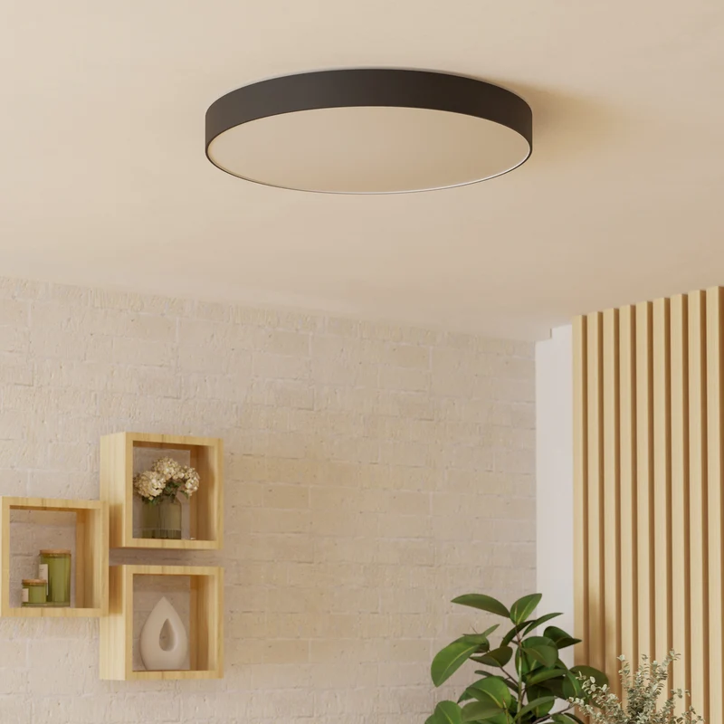 B-Ware EGLO Deckenlampe Leuchte Smart-LED Gallizzi-Z schwarz Ø69cm