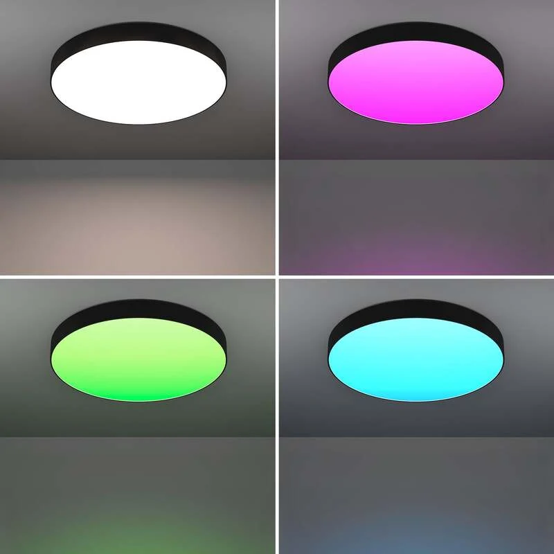 B-Ware EGLO Deckenlampe Leuchte Smart-LED Gallizzi-Z schwarz Ø69cm