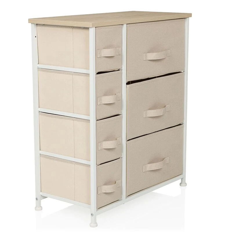 B-Ware hjh LIVING FOLDRESS B - Kommode Sidebaord Schubladenkommode Möbel Schrank Beige