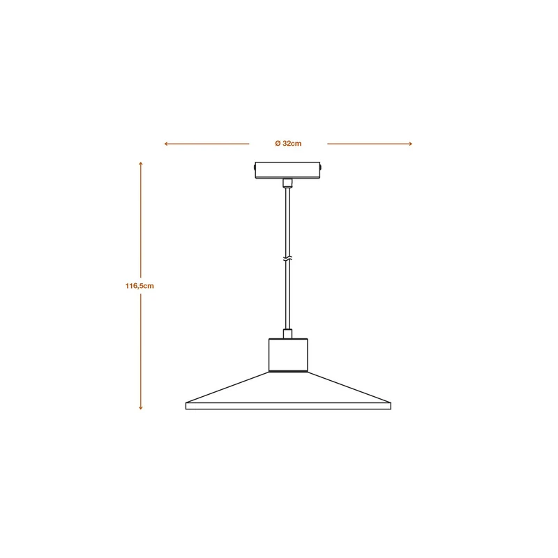 B-Ware OSRAM Hängeleuchte Pendelleuchte CONCRETE WOOD Ø32cm grau holz Beton Lampe E27
