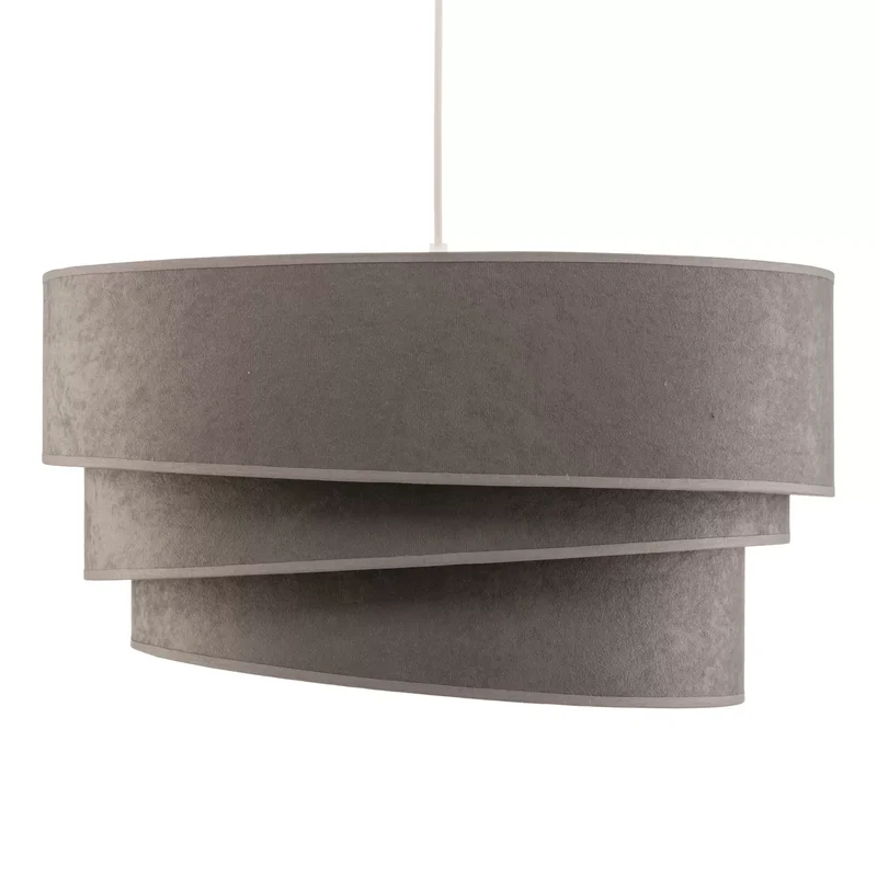 B-Ware Hängeleuchte Devon grau/weiß Ø45cm E27 Hängelampe Lampe Leuchte Pendelleuchte