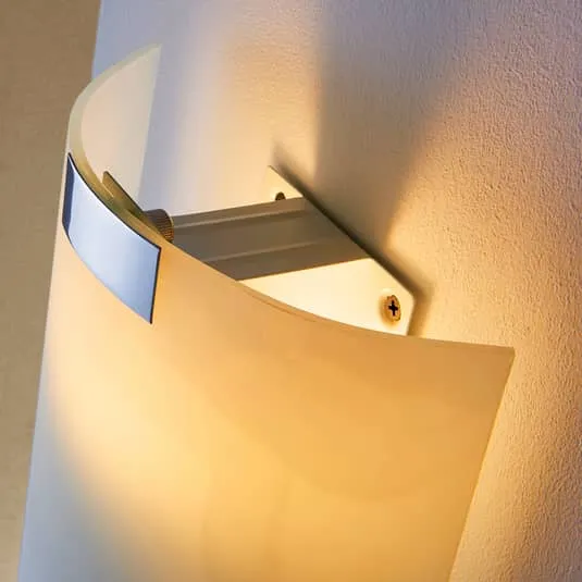 B-Ware Lindby Quadratische Glas-Wandleuchte Quentin Wandleuchte Wandlampe Leuchte LED