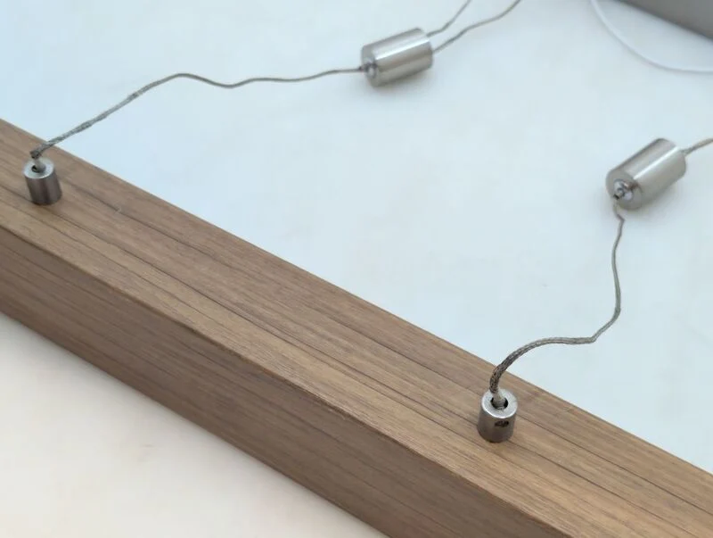 B-Ware Leuchten Direkt LED-Pendelleuchte Amanda Hängelampe Lampe LED Holzoptik dimm103