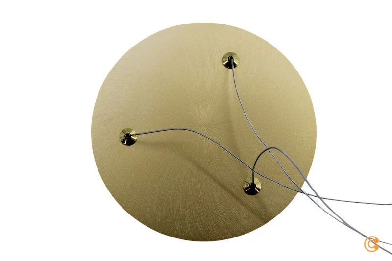 B-Ware Maria Hängeleuchte Pendelleuchte LED messing Aluminium Gummi dimmbar warmweiß768