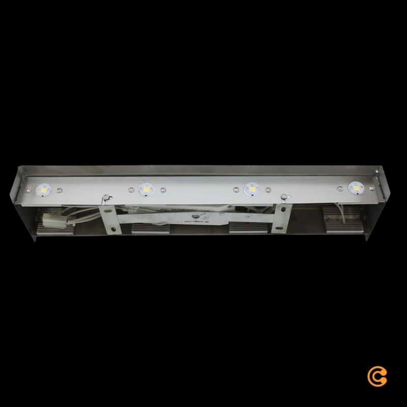 B-Ware Lampenwelt Wandleuchte Wandlampe Metall COB LED Enja Silber Beleuchtung 46 cm