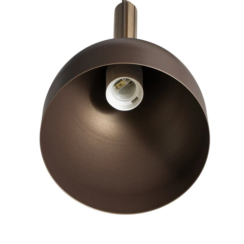 B-Ware Noak Hängelampe Pendelleuchte Lampe Stahl 3-flg LED Deckenleuchte titan/gold