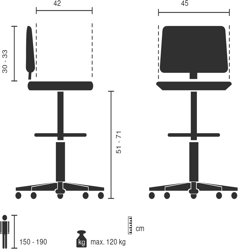 B-Ware hjh OFFICE Bürostuhl ergonomisch Work MF2 höhenverstellbare Rückenlehne Möbel