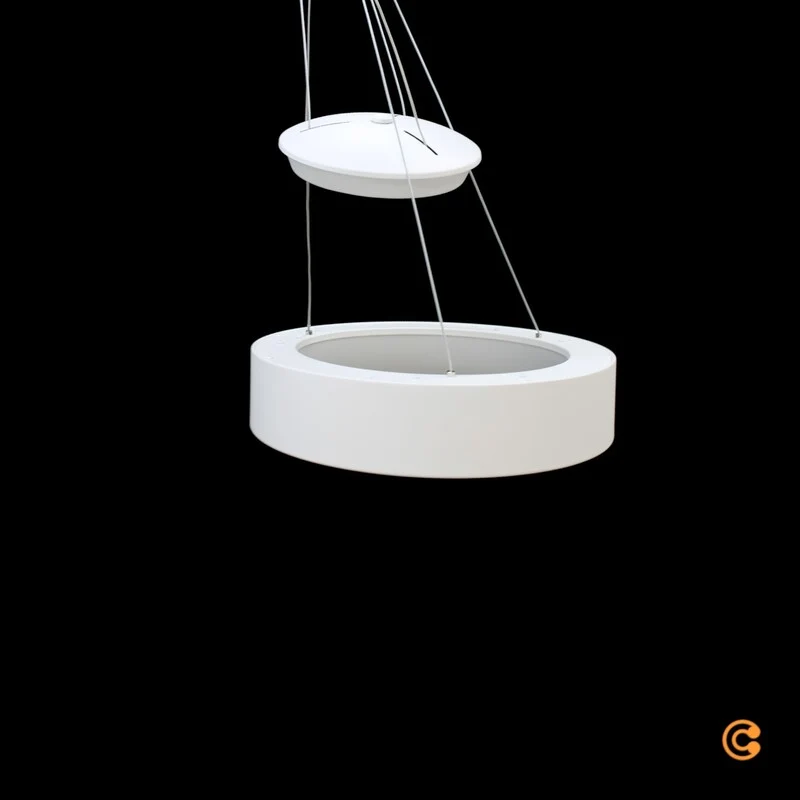 B-Ware Deko Light Sculptoris 400 342183 Pendelleuchte Hängelampe LED 30 W Verkehrsweiß