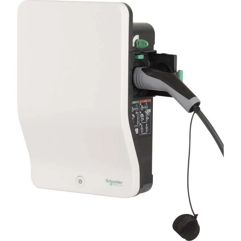 B-Ware Schneider Electric Wallbox EVB1A22P2KI Ladesäule EVlink Typ2 Schlüssel 22kW