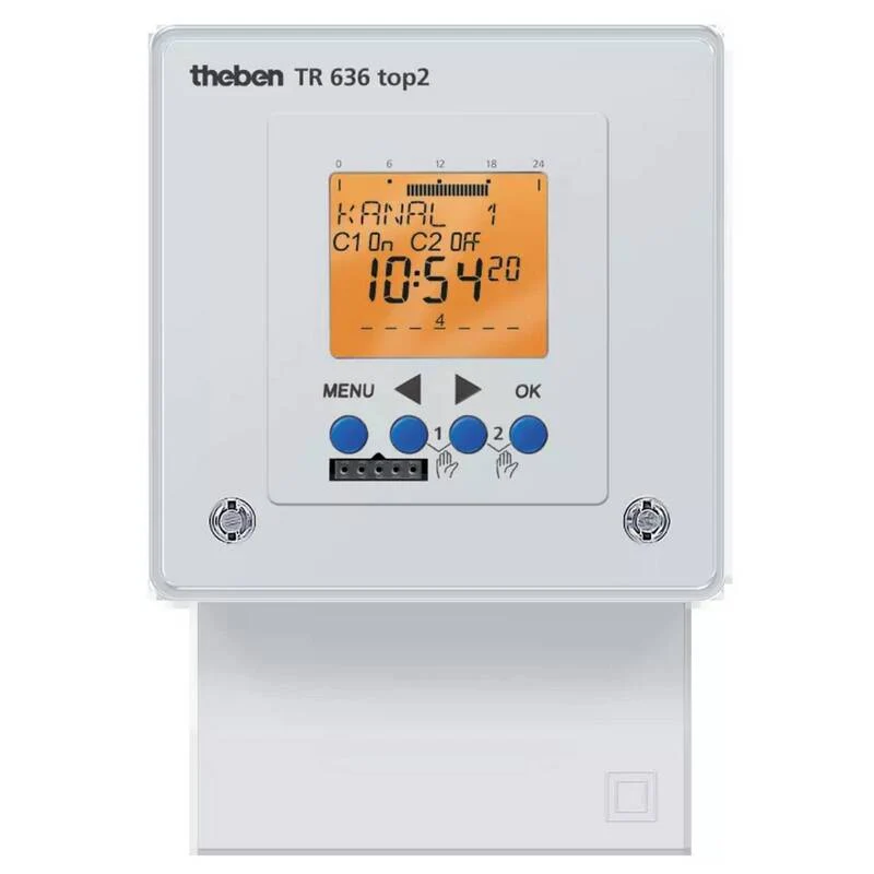 B-Ware Theben 6360100 Hutschienen-Zeitschaltuhr Digitalschaltuhr Timer Tagesprogramm