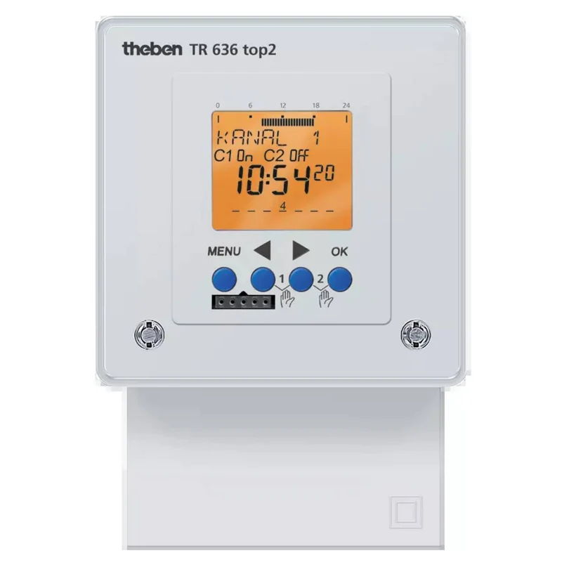 B-Ware Theben 6360100 Hutschienen-Zeitschaltuhr Digitalschaltuhr Timer Tagesprogramm